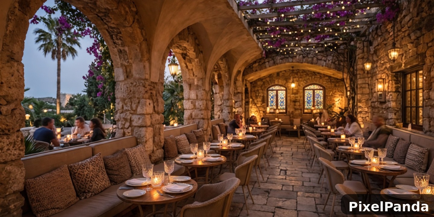 Alfresco Dining Setup — Made with PixelPanda