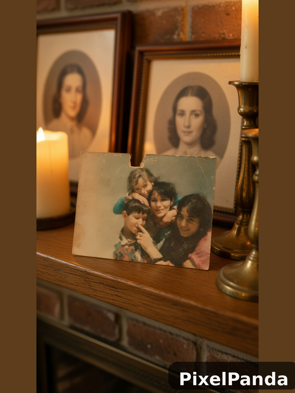 Mantel Vignette — Made with PixelPanda