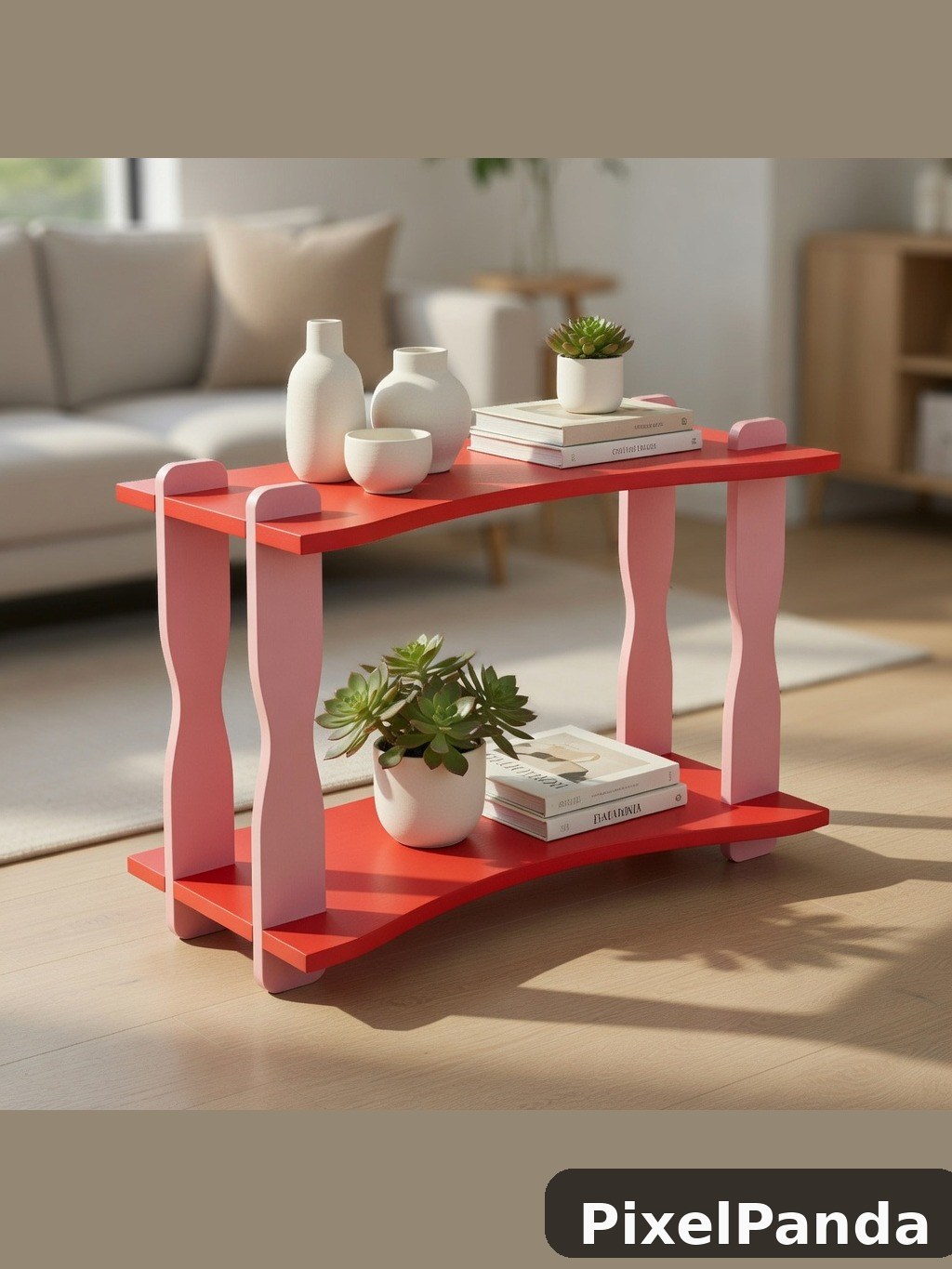 Styled Shelf Display — Made with PixelPanda