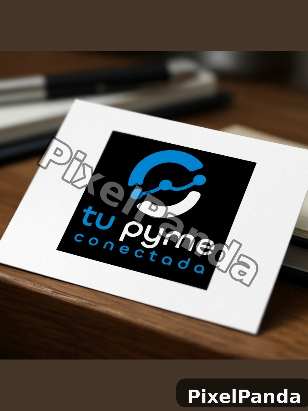 Business Card Presentation — Made with PixelPanda