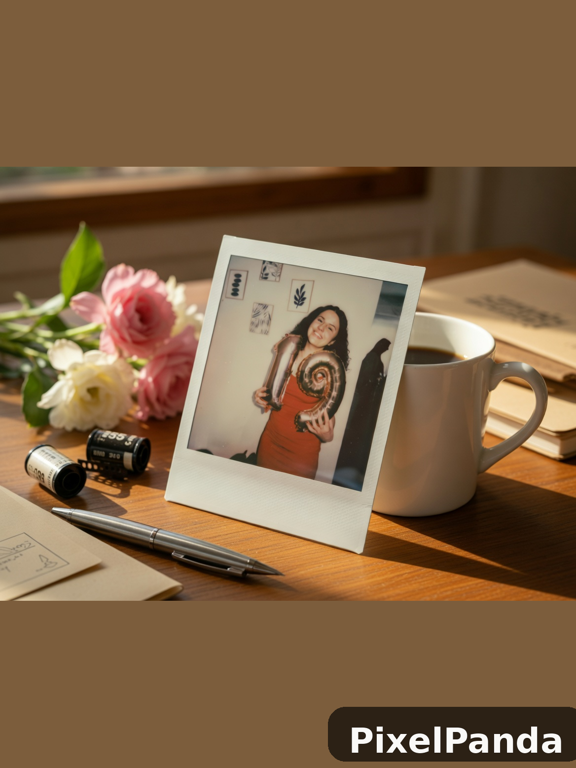 Desk Workspace — Made with PixelPanda
