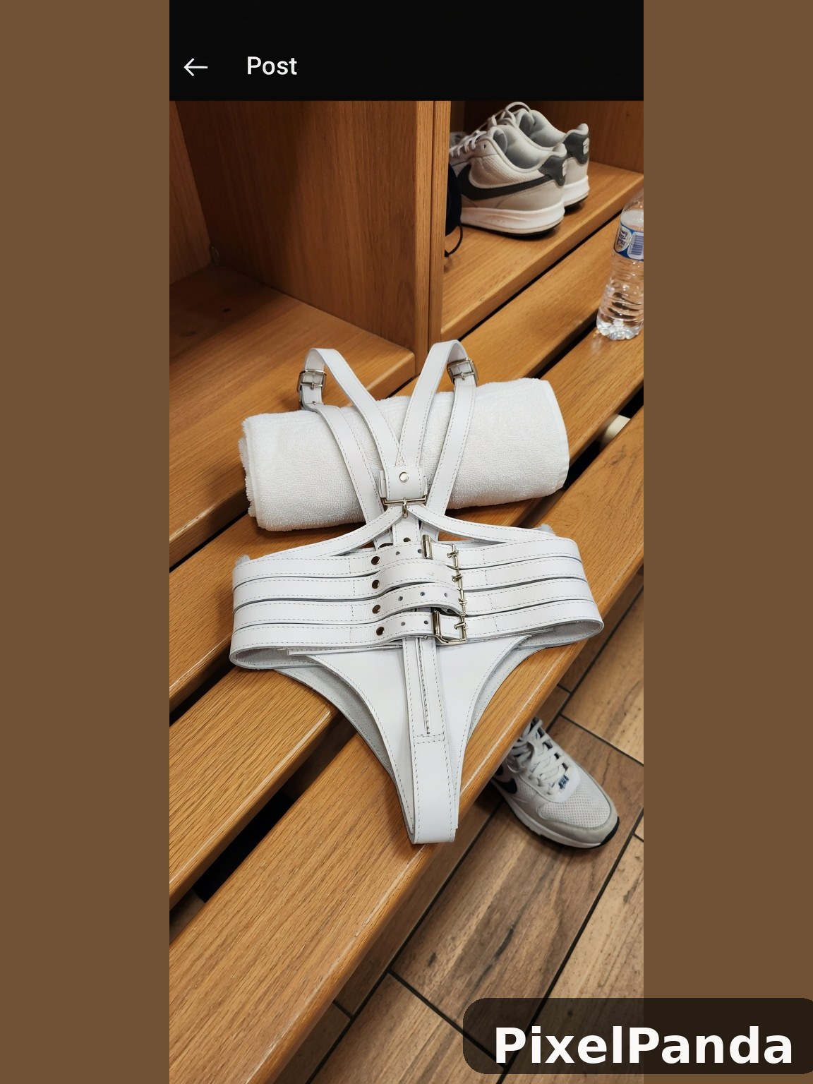 Gym Locker Detail — Made with PixelPanda