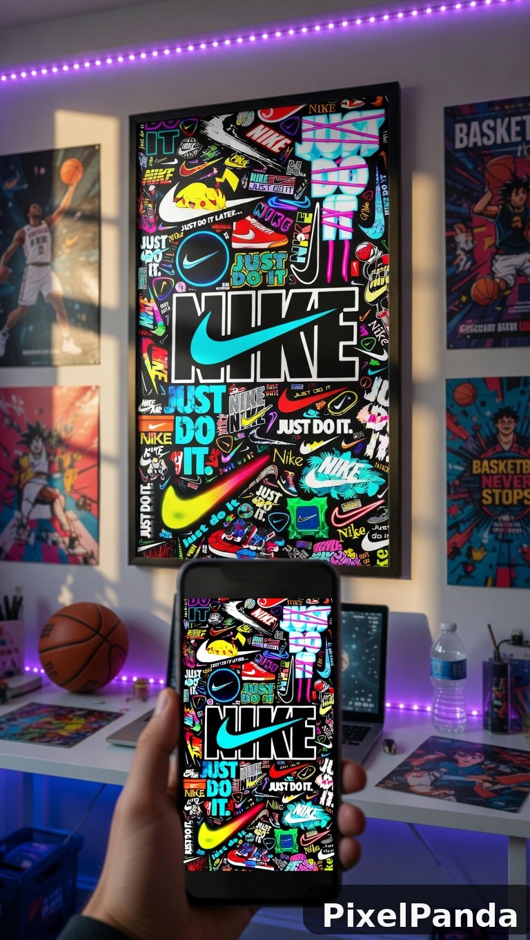 Youth Bedroom Poster — Made with PixelPanda