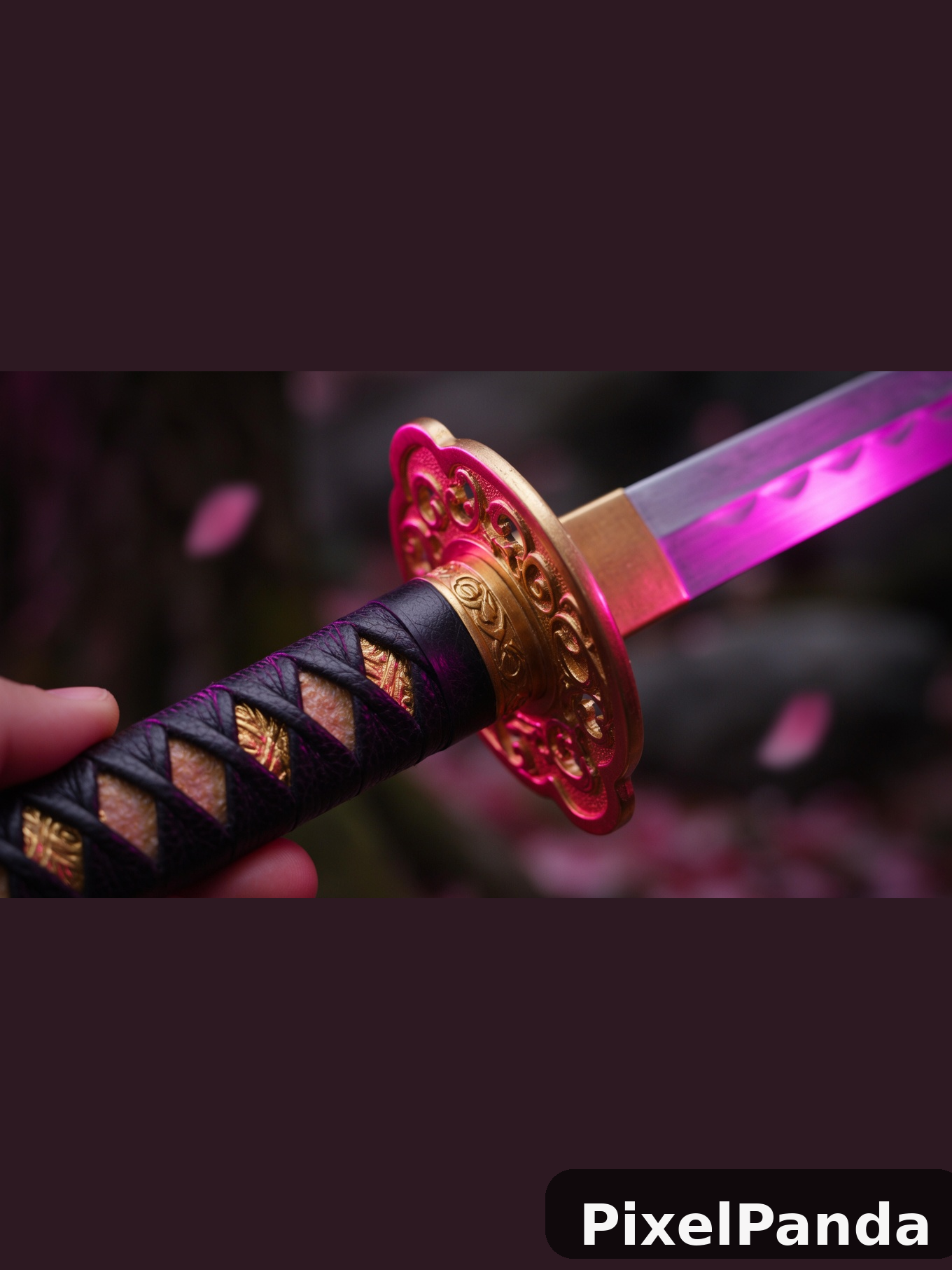 Close-Up Hilt Detail — Made with PixelPanda