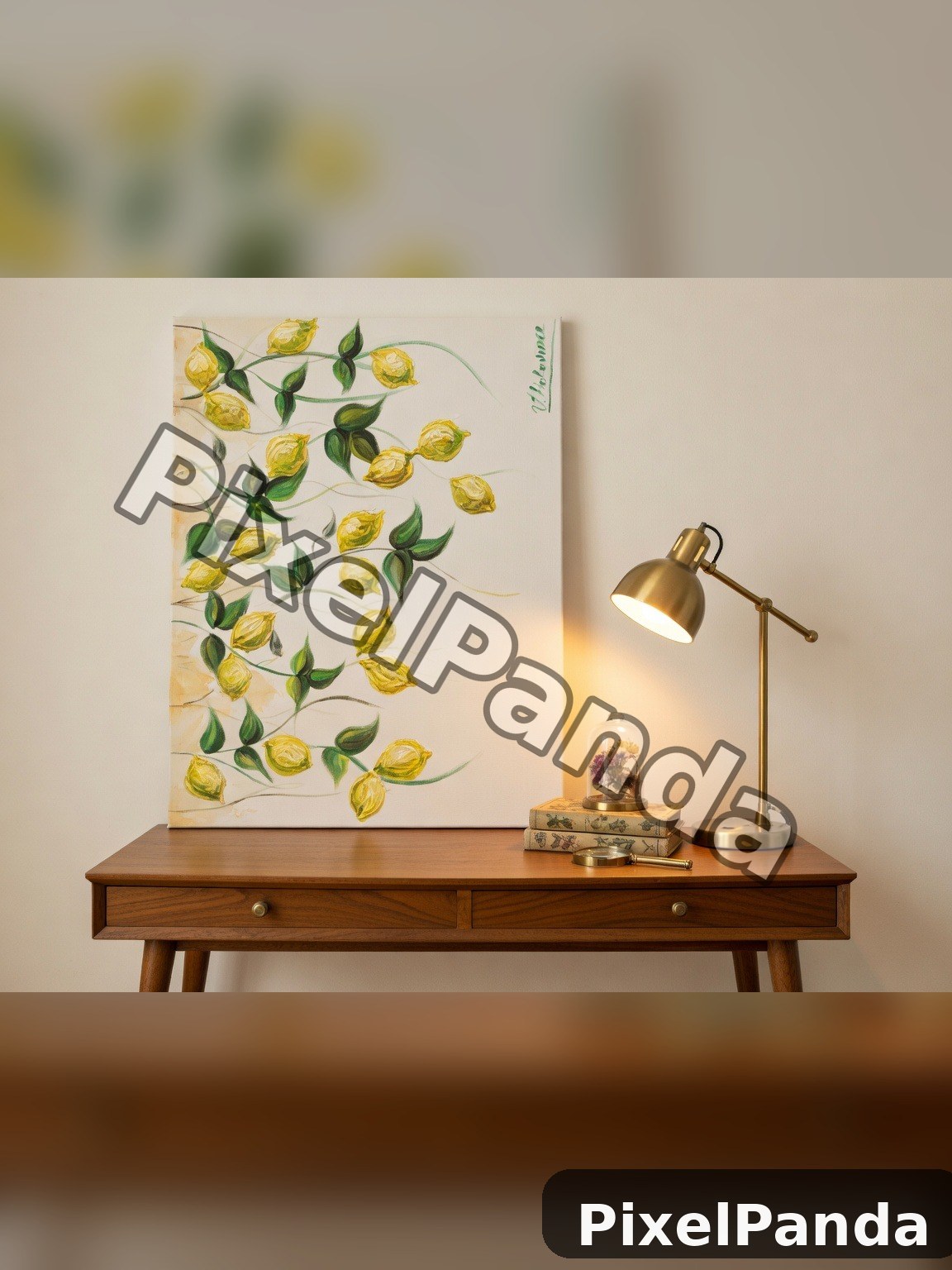 Home Office Accent — Made with PixelPanda