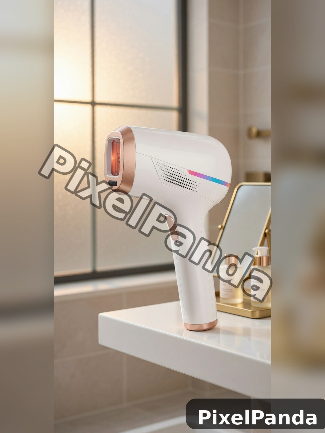 Bathroom Shelf Display — Made with PixelPanda
