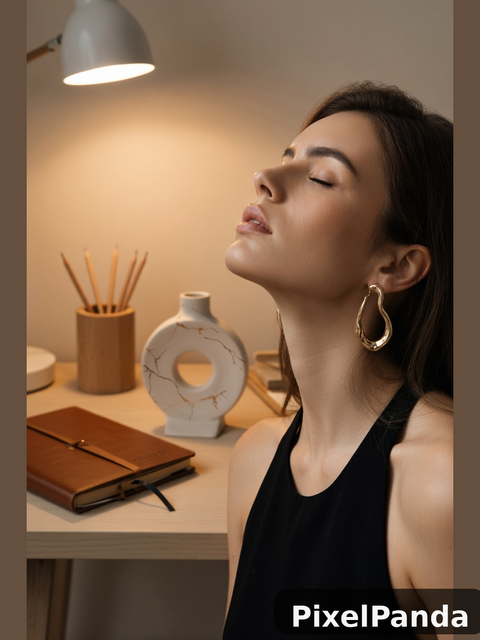 Luxury Home Office — Made with PixelPanda