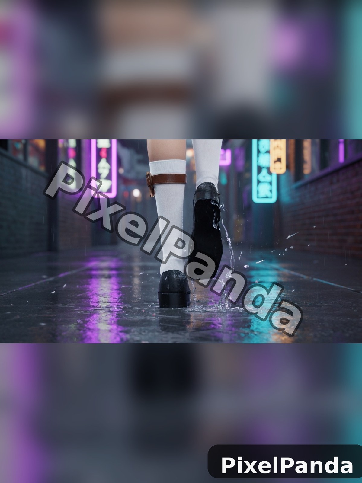 Neon Alley — Made with PixelPanda