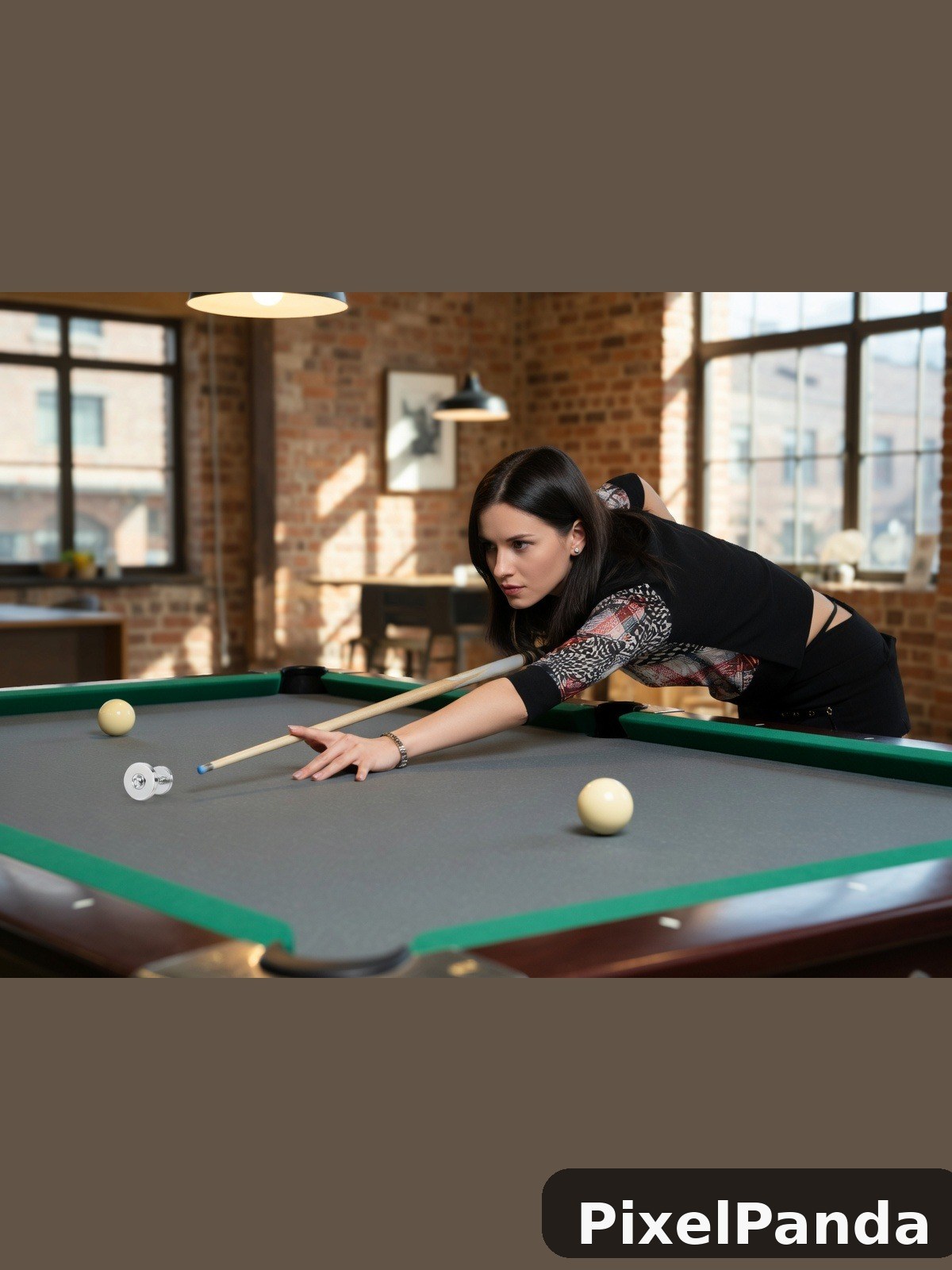 Modern Loft Game Room — Made with PixelPanda