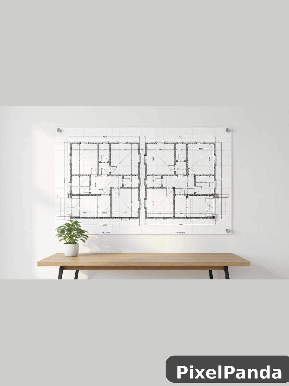 Office Wall Display — Made with PixelPanda