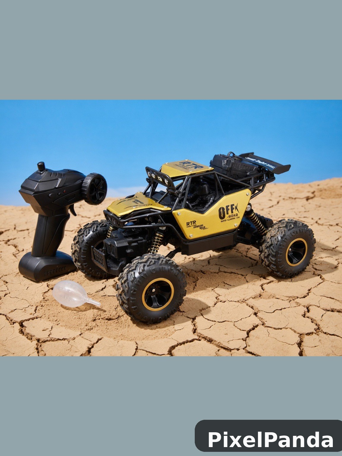 Desert Trail Hero — Made with PixelPanda