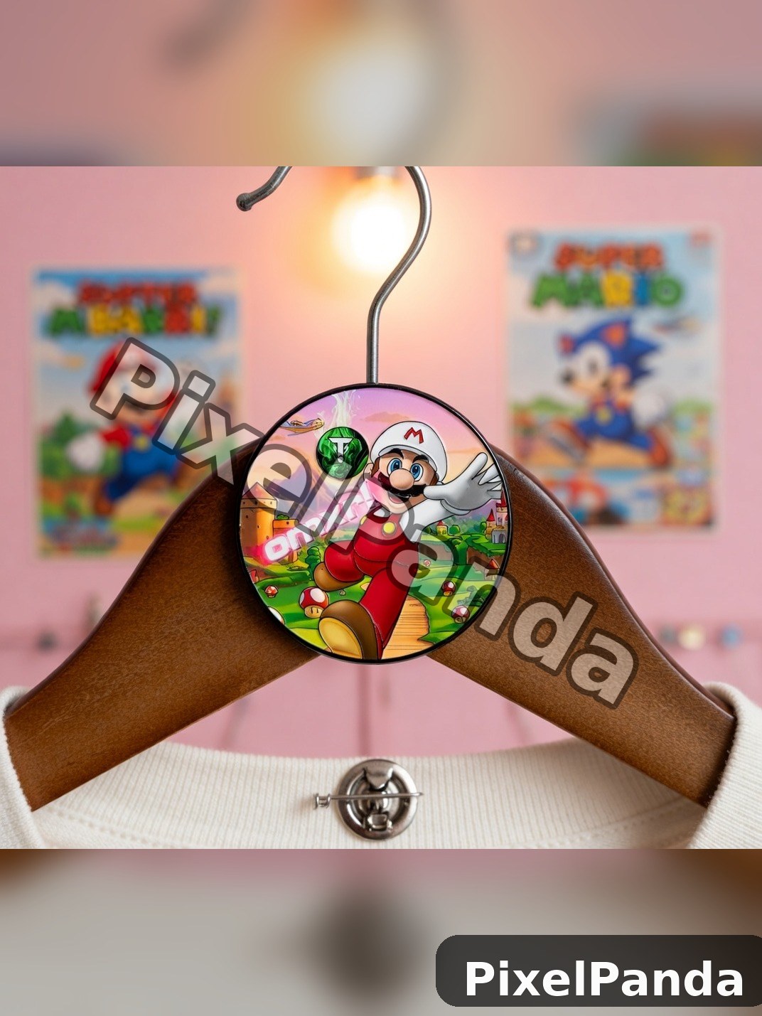 Retro Bedroom Display — Made with PixelPanda