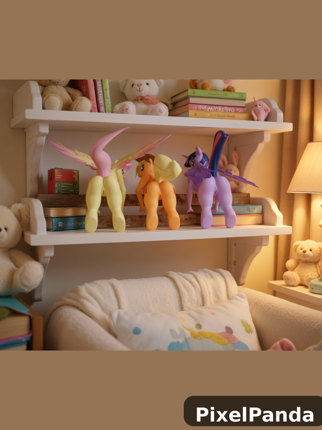 Child's Bedroom Shelf — Made with PixelPanda