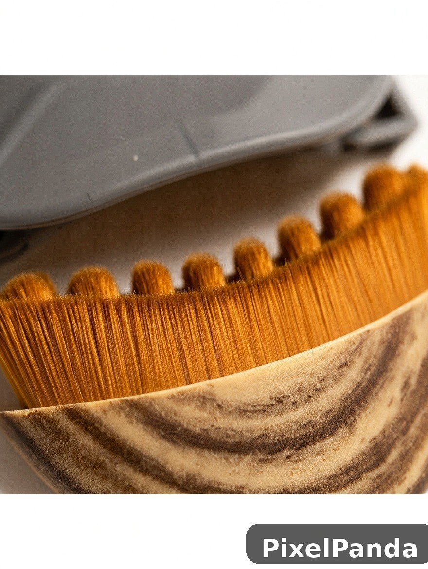 Close-up Bristle Detail — Made with PixelPanda