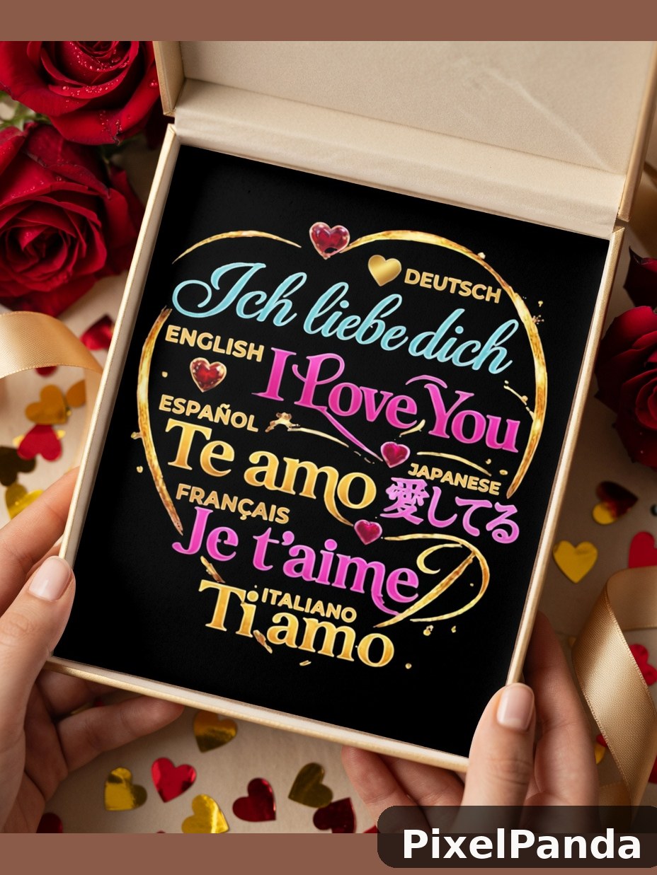 Romantic Gift Box — Made with PixelPanda