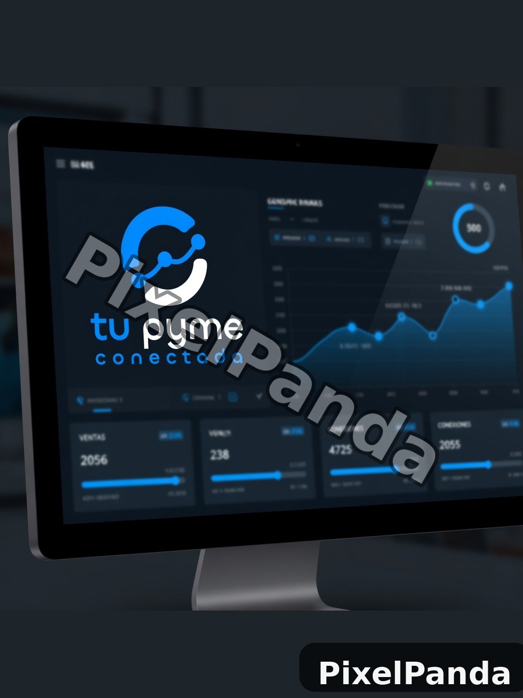 Network Dashboard View — Made with PixelPanda