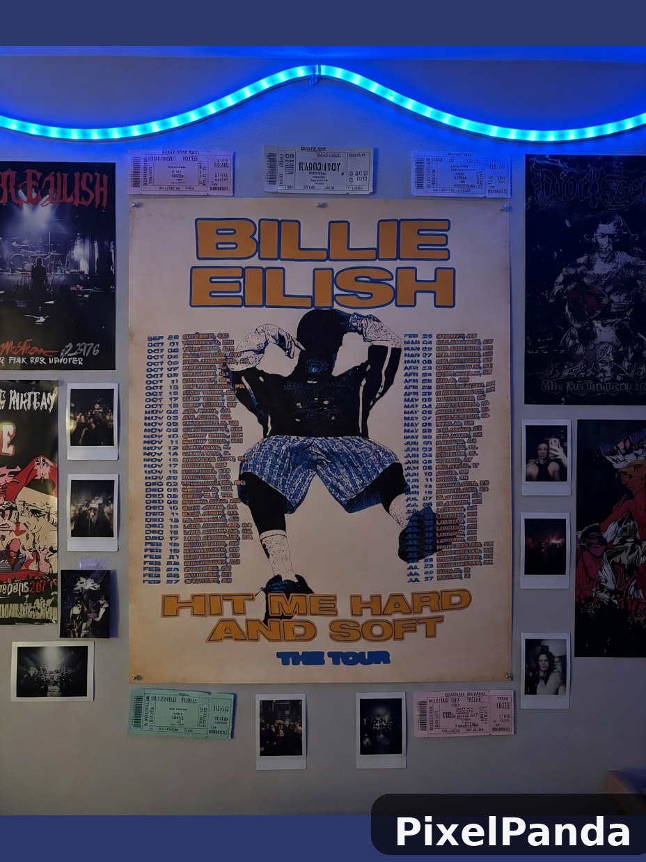 Bedroom Wall Display — Made with PixelPanda