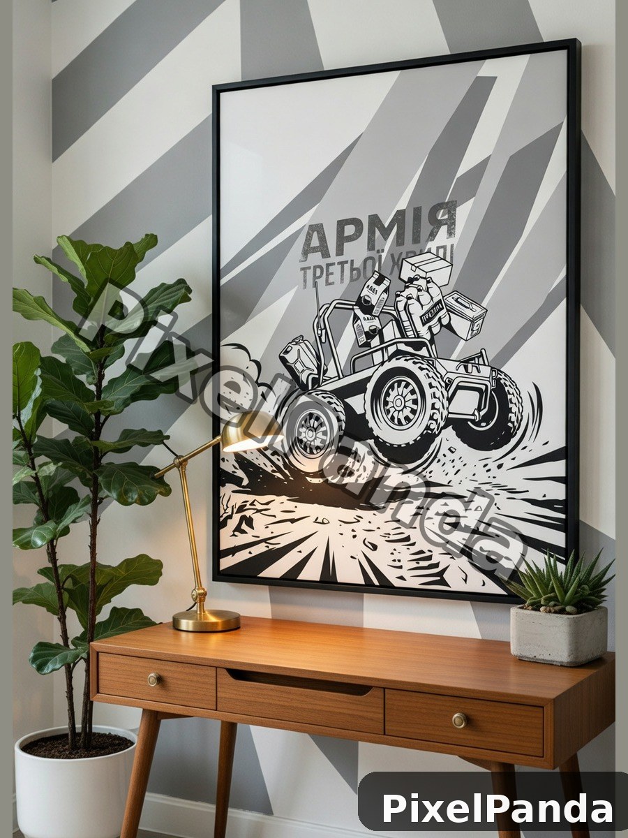 Office Wall Feature — Made with PixelPanda