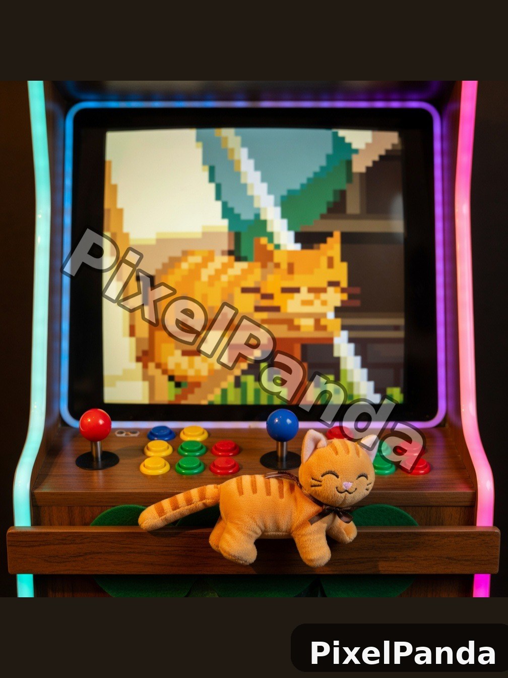 Arcade Cabinet Display — Made with PixelPanda