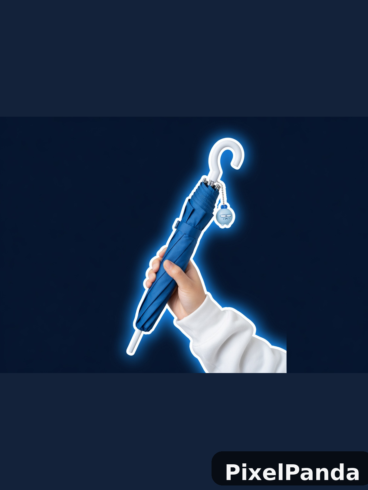 Neon Studio Hero — Made with PixelPanda