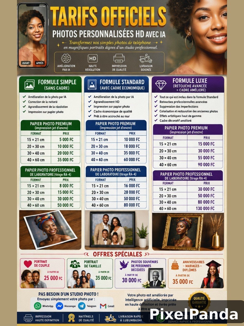 Close-up Pricing Detail — Made with PixelPanda