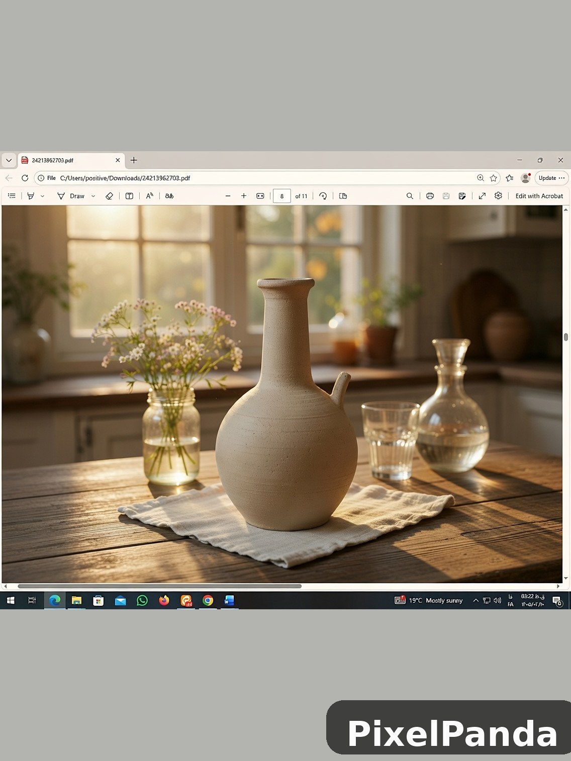 Farmhouse Table Setting — Made with PixelPanda