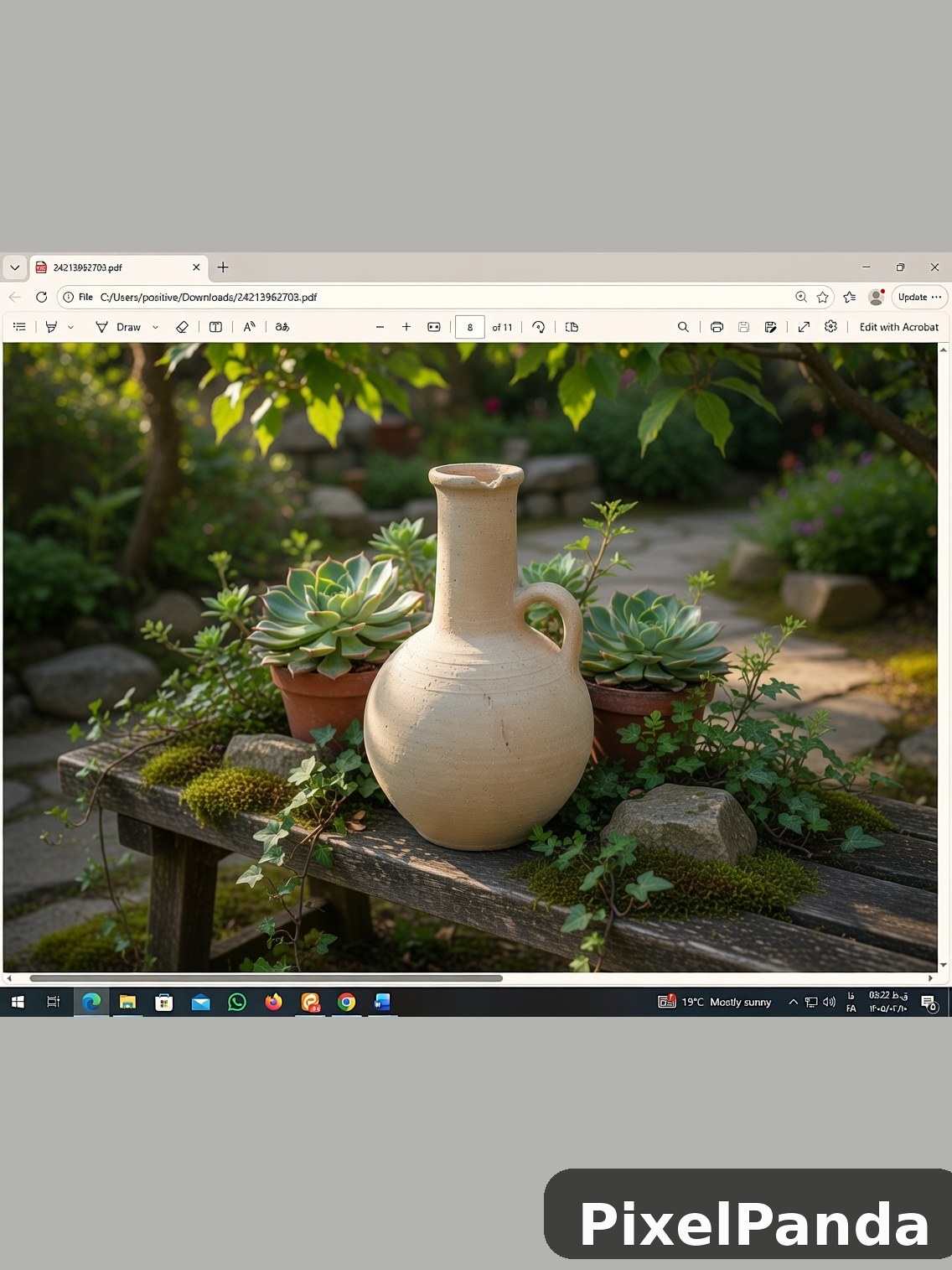 Garden Display — Made with PixelPanda