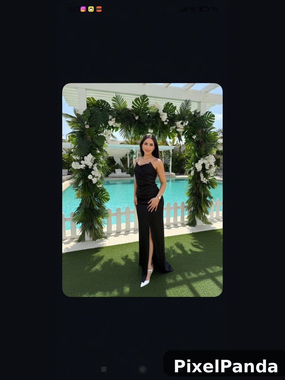 Resort Pool Moment — Made with PixelPanda