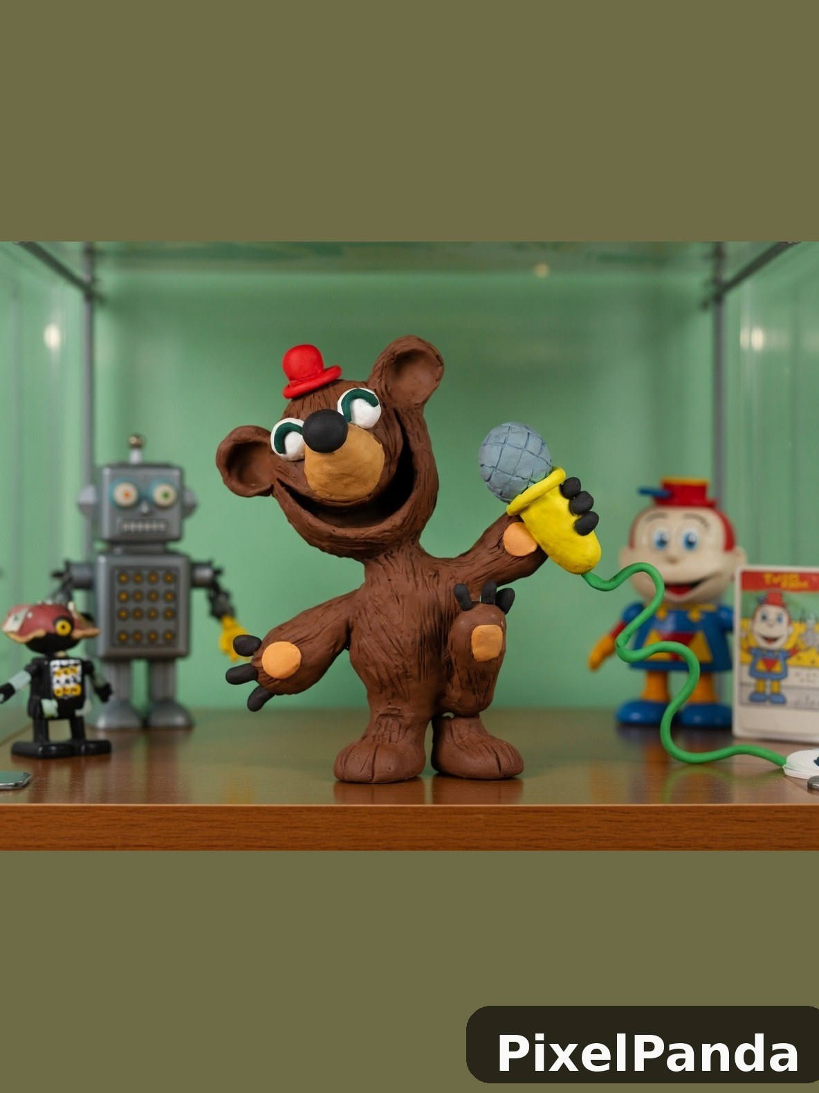 Collector's Display Cabinet — Made with PixelPanda