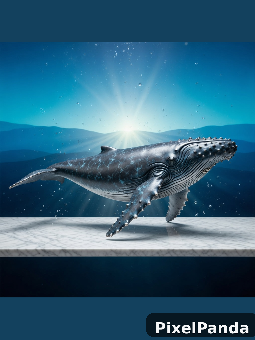 Deep Blue Migration — Made with PixelPanda