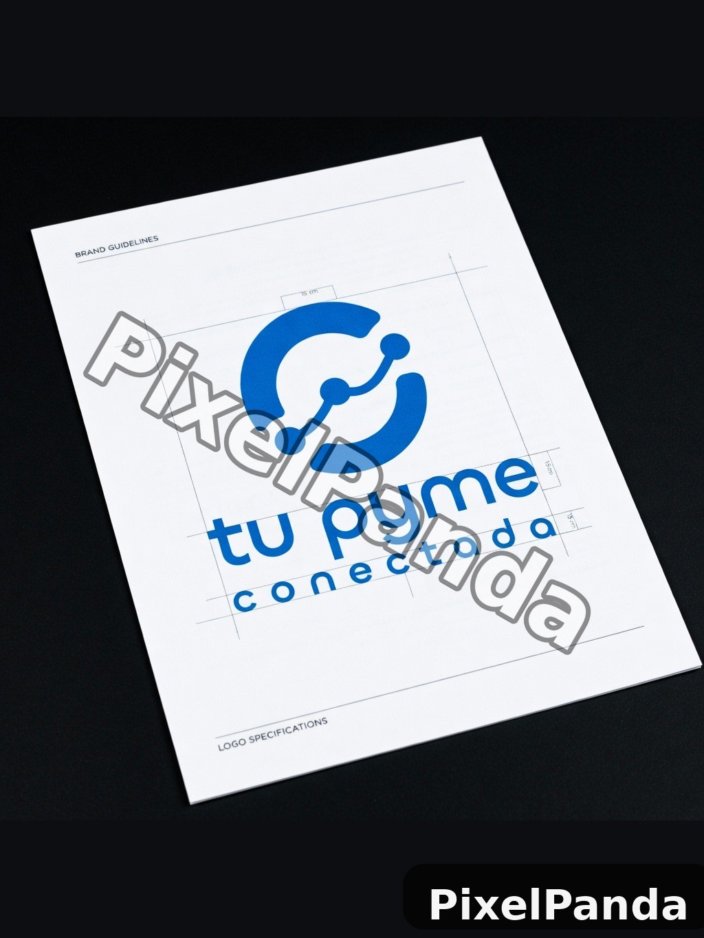 Brand Guidelines Close-up — Made with PixelPanda
