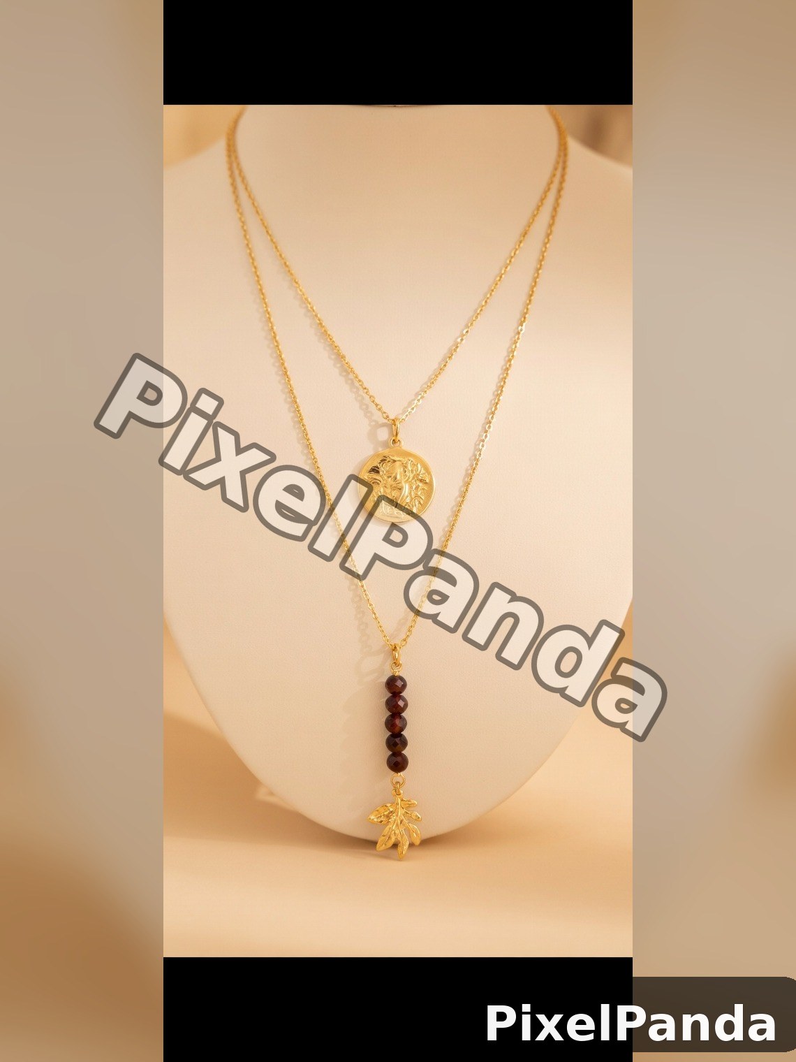 Layered Necklace Close-up