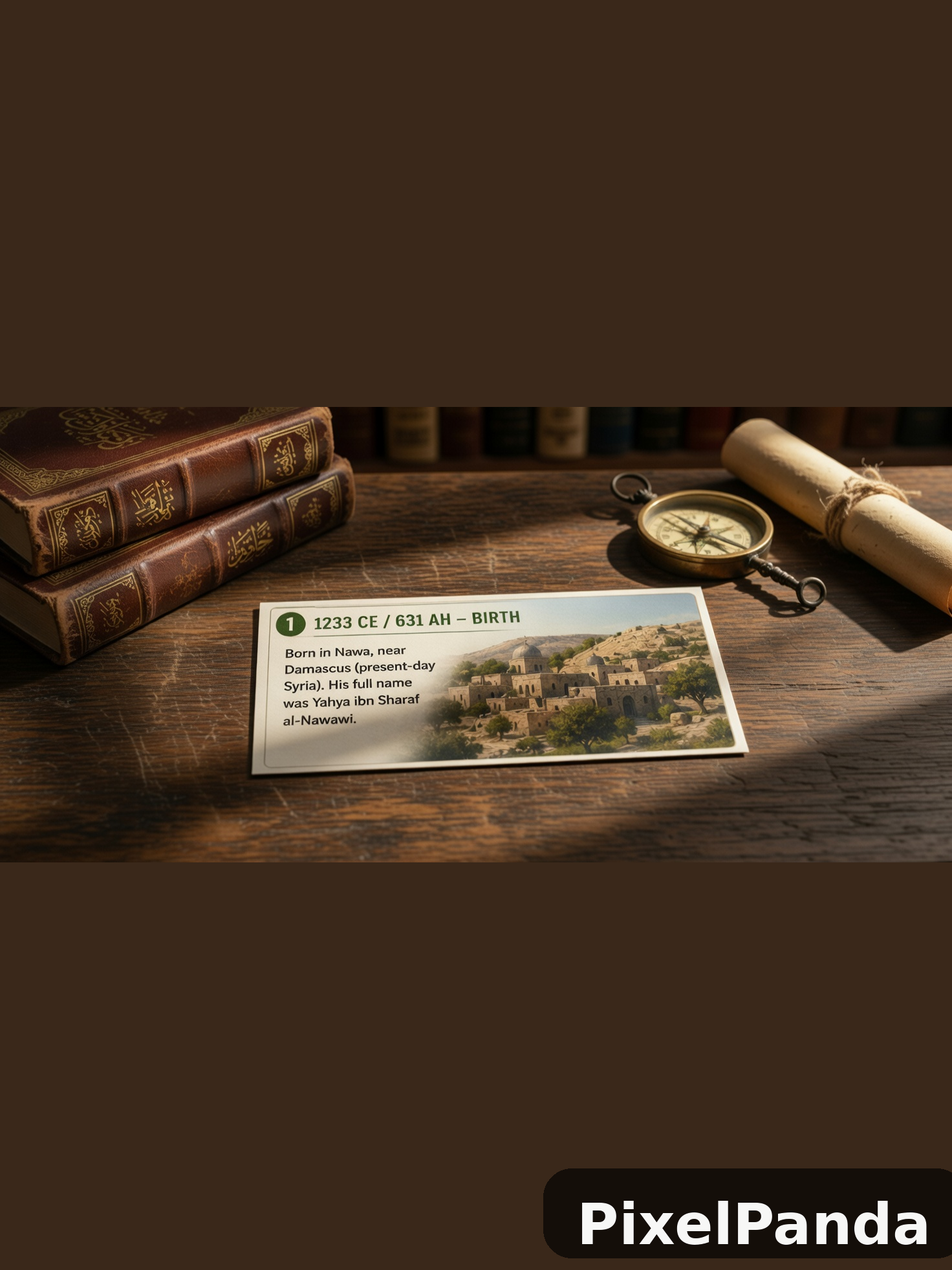 Scholar's Desk — Made with PixelPanda