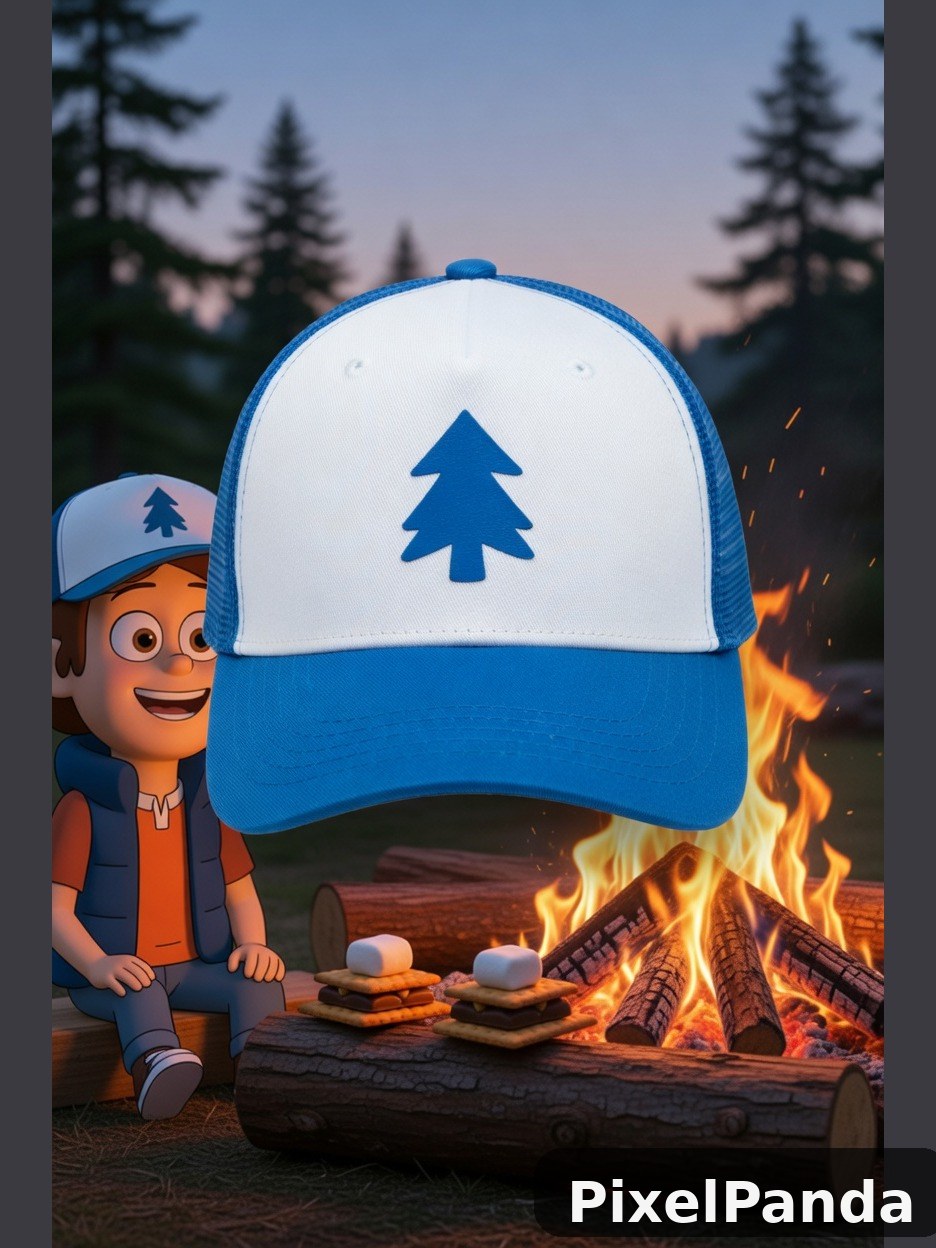 Campfire Scene — Made with PixelPanda