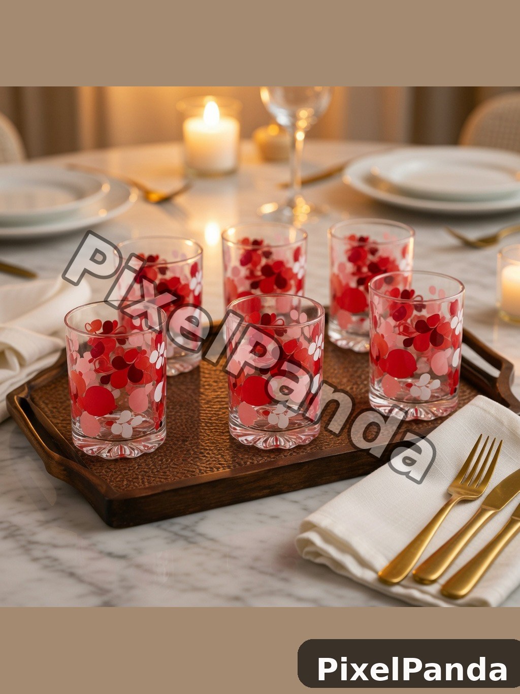 Intimate Dinner Table — Made with PixelPanda