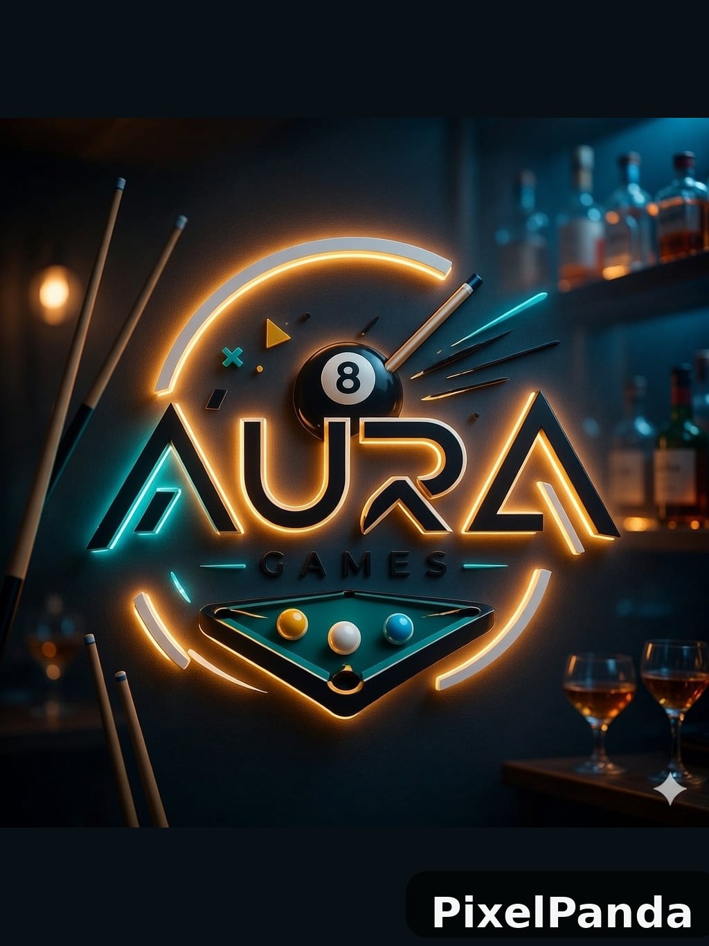 Night Bar Ambiance — Made with PixelPanda