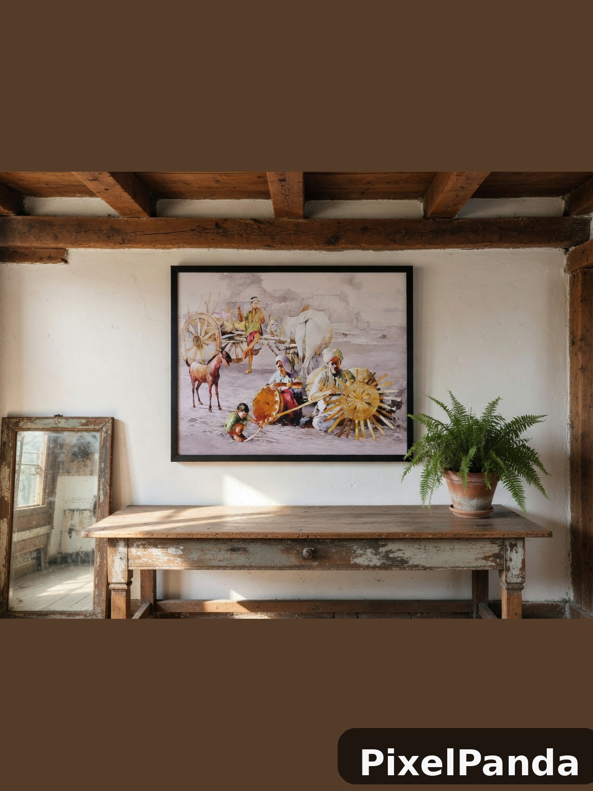 Farmhouse Entryway — Made with PixelPanda