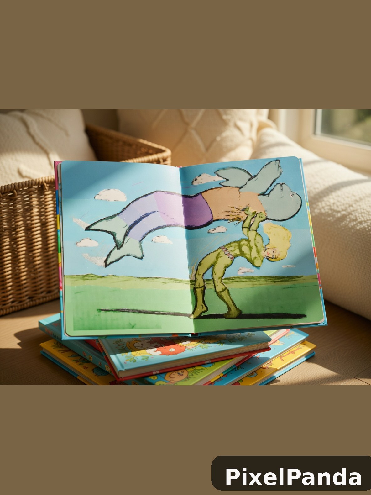 Children's Book Cover — Made with PixelPanda