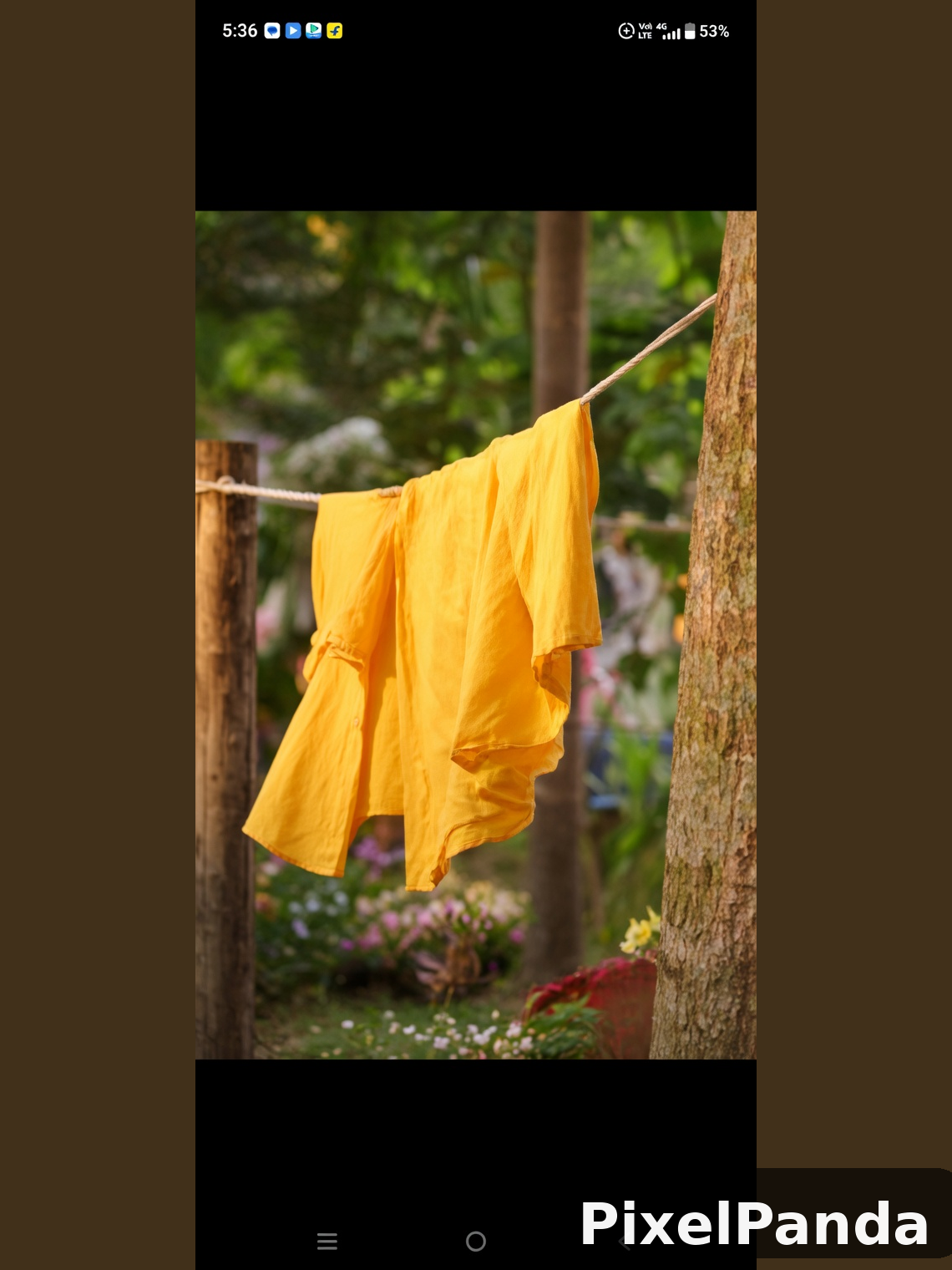Laundry Line Display — Made with PixelPanda
