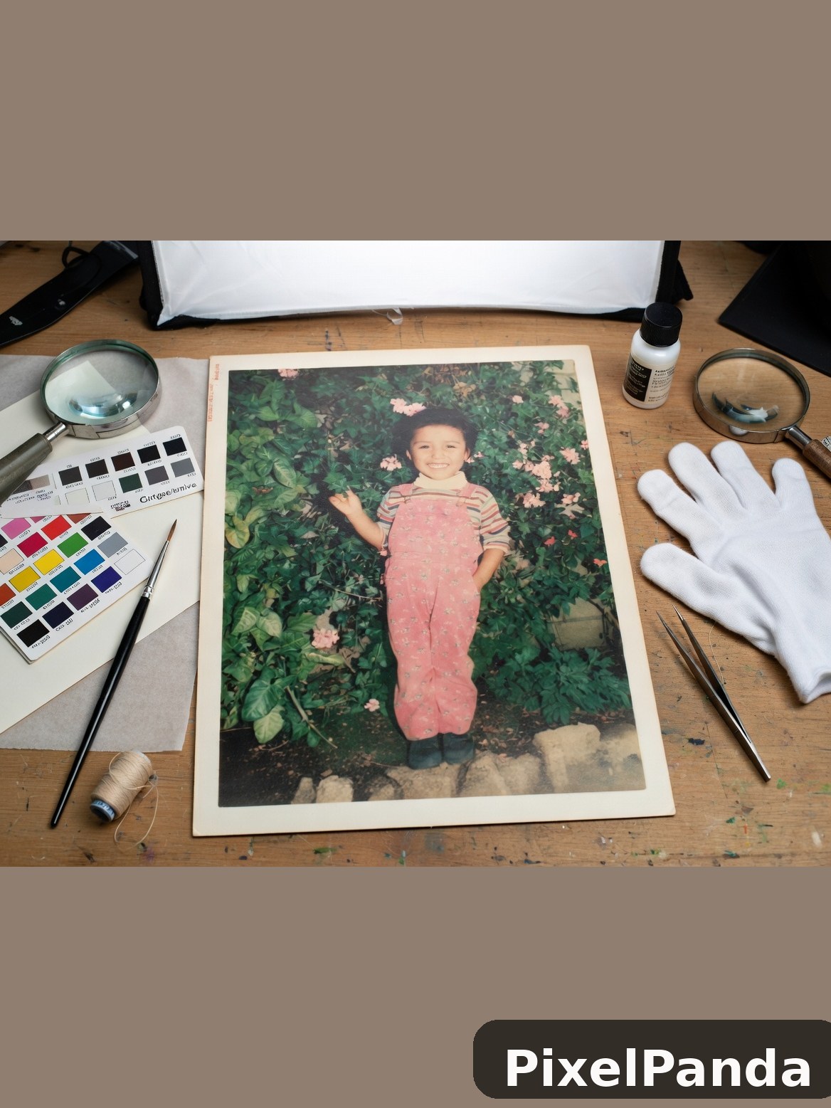 Restoration Workspace — Made with PixelPanda