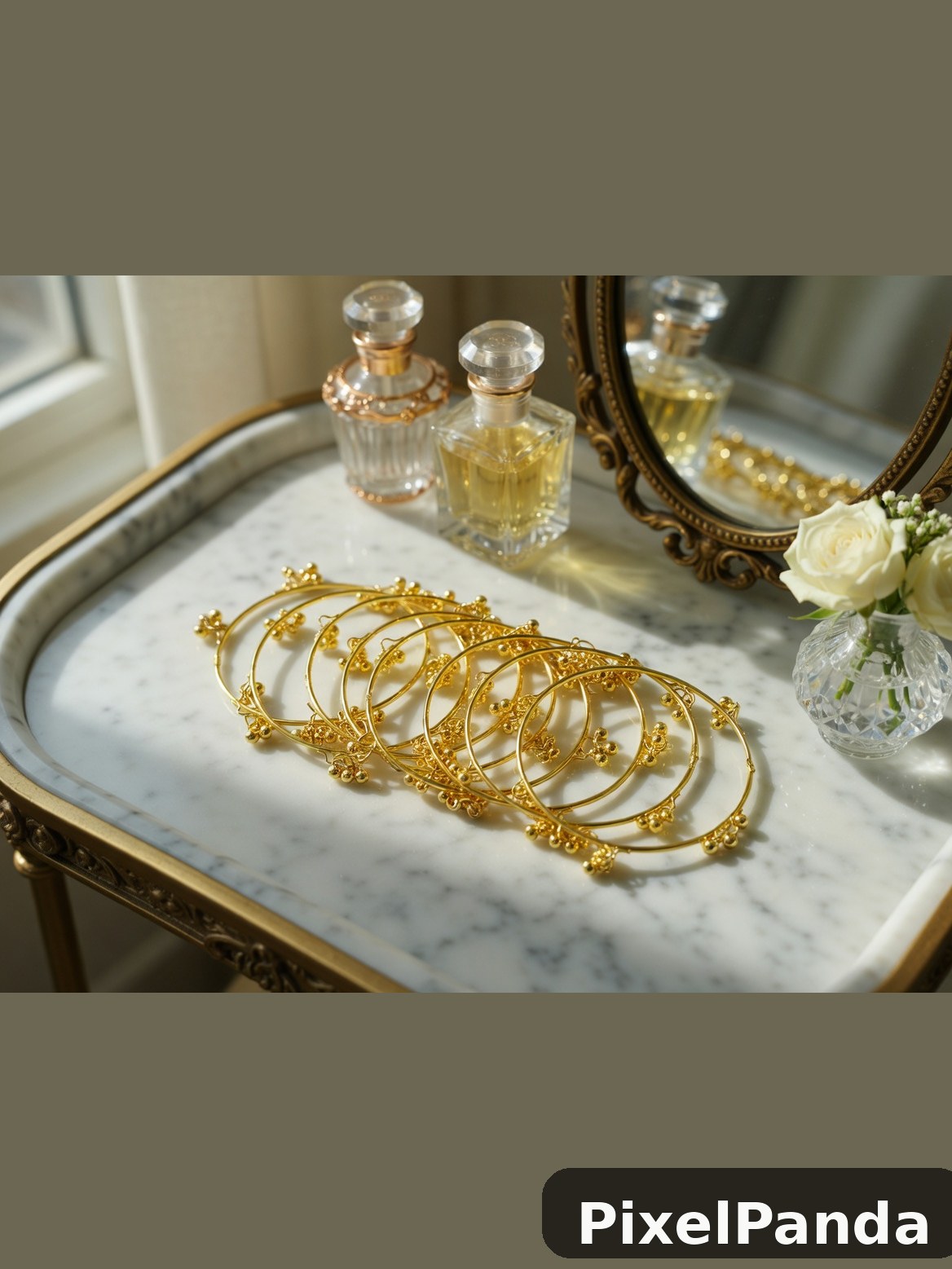 Styled Vanity Scene — Made with PixelPanda