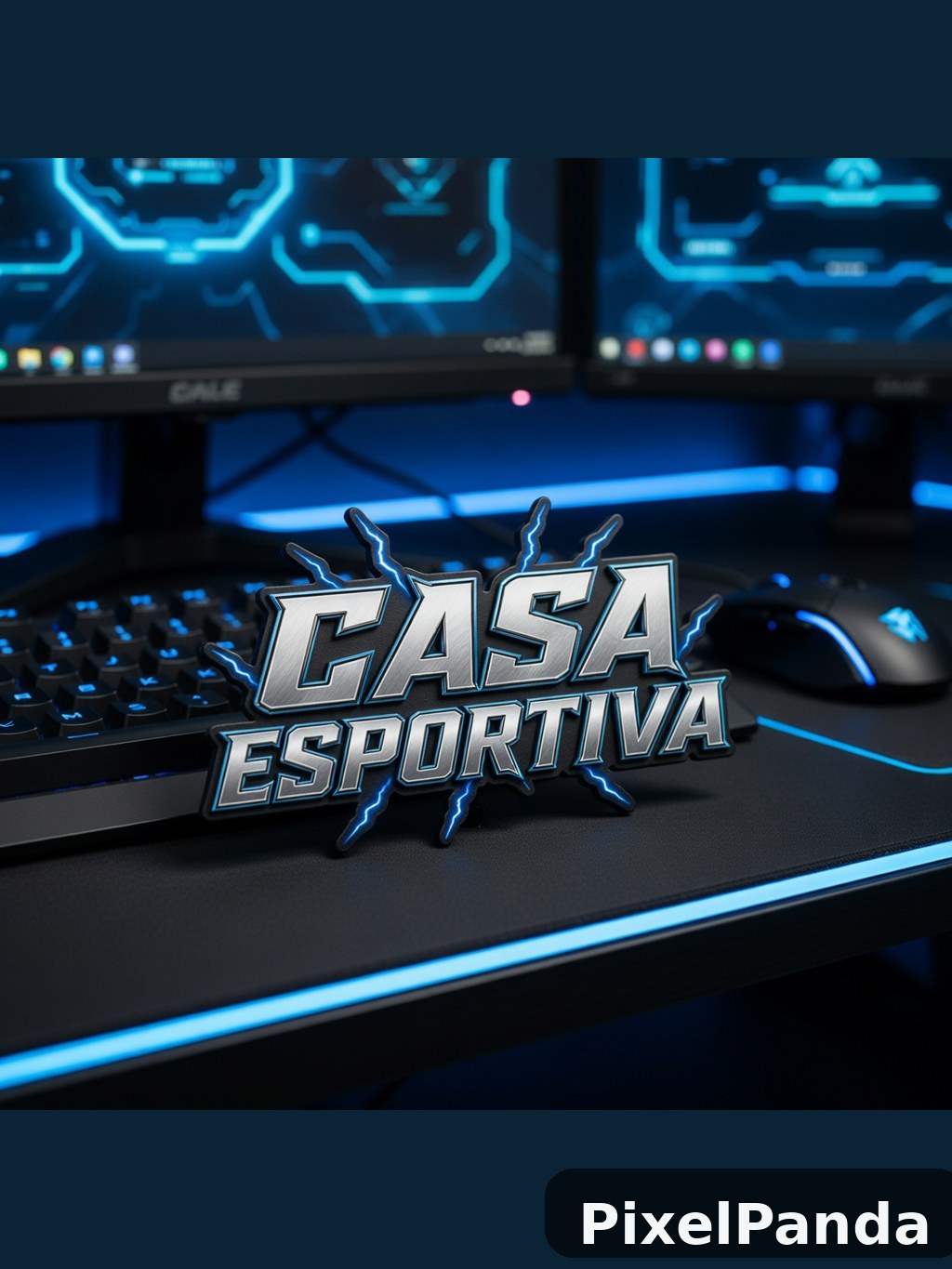 Gaming Setup Hero — Made with PixelPanda