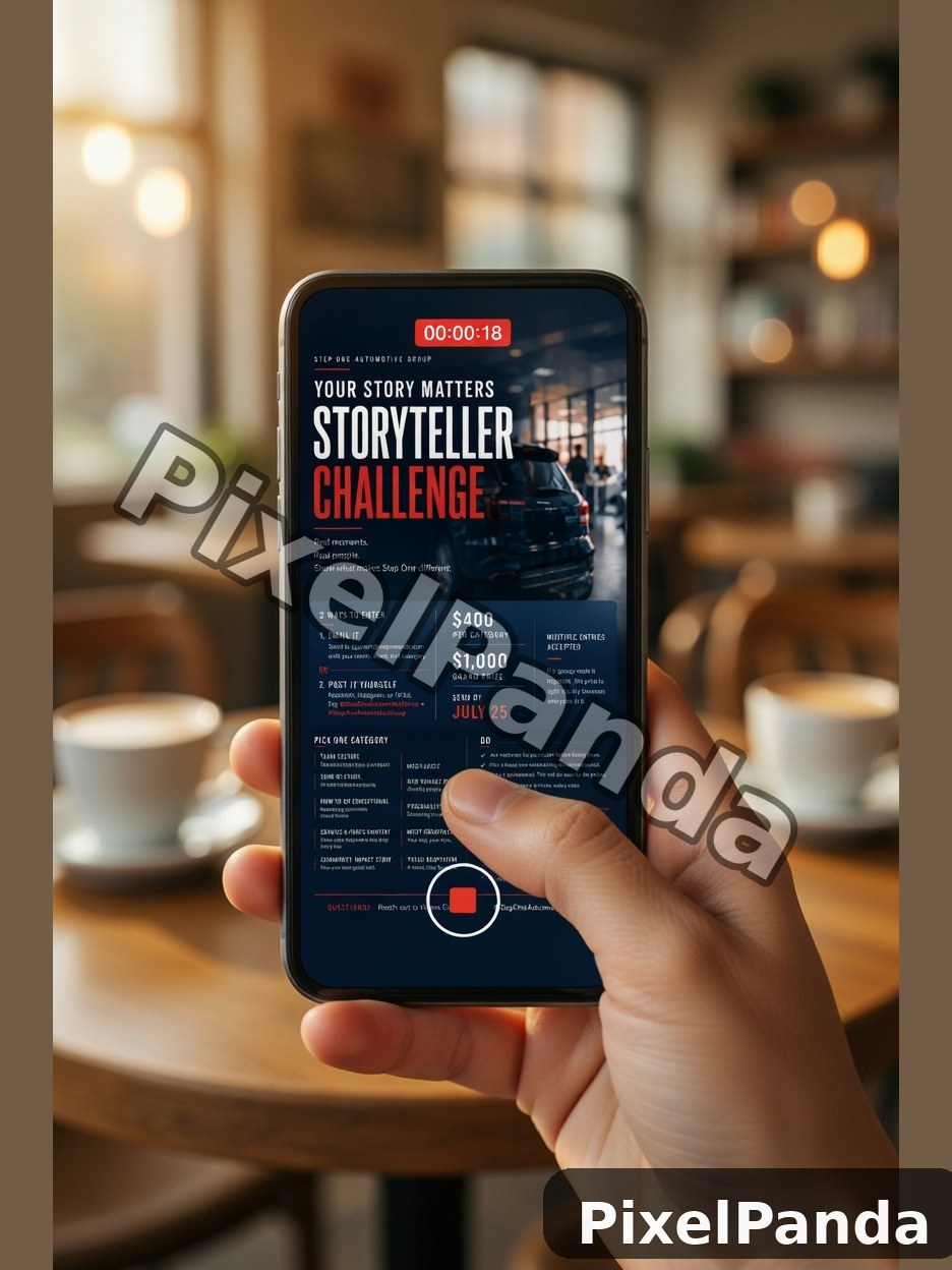 Social Media Scroll — Made with PixelPanda