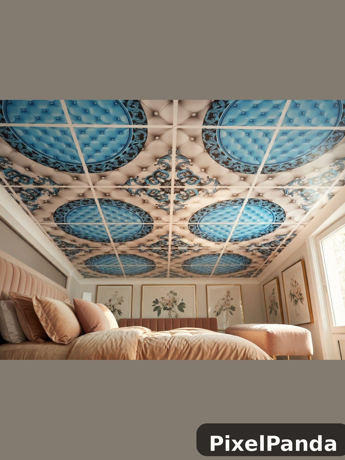 Modern Eclectic Bedroom — Made with PixelPanda