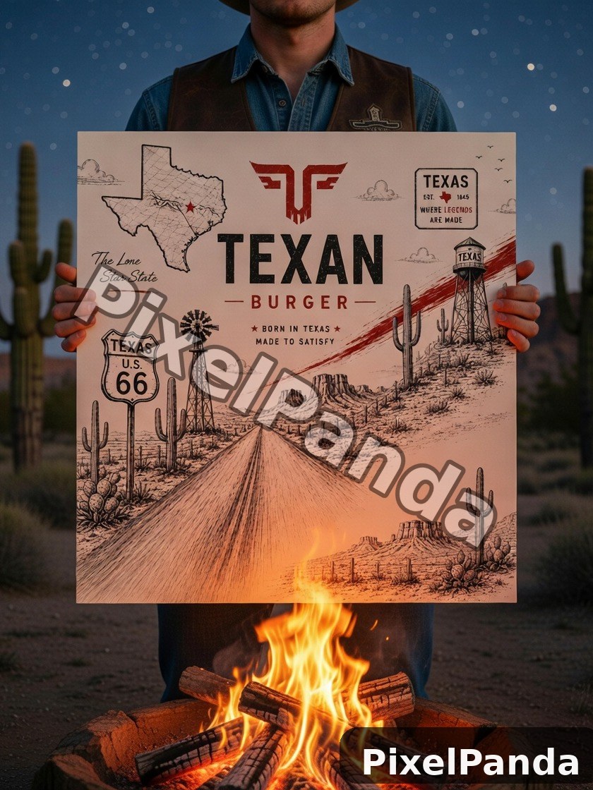 Campfire Evening — Made with PixelPanda