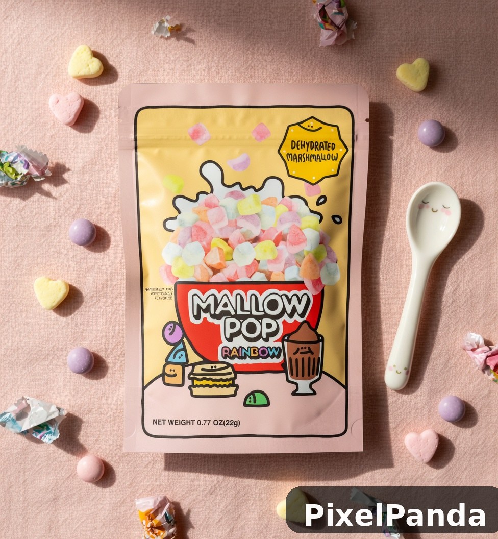Flat Lay Candy — Made with PixelPanda