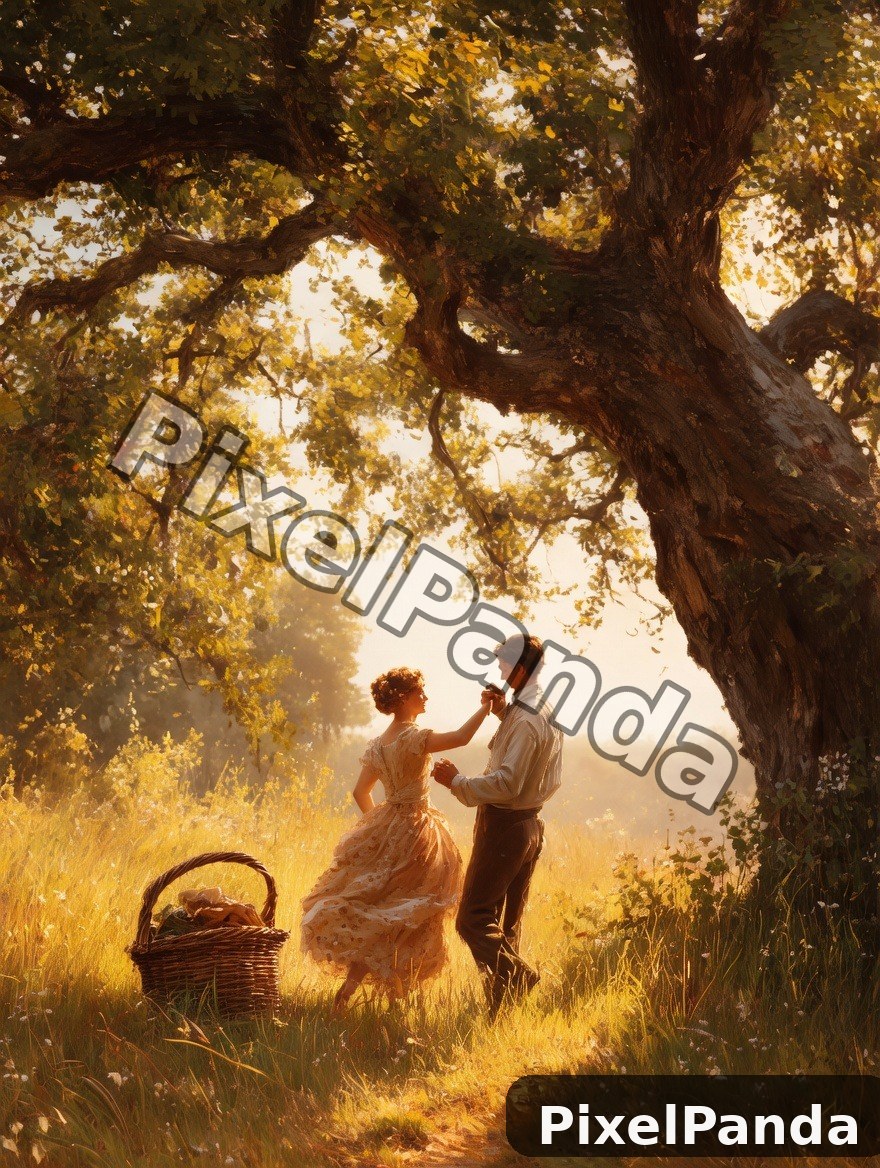 Sunset Romance — Made with PixelPanda