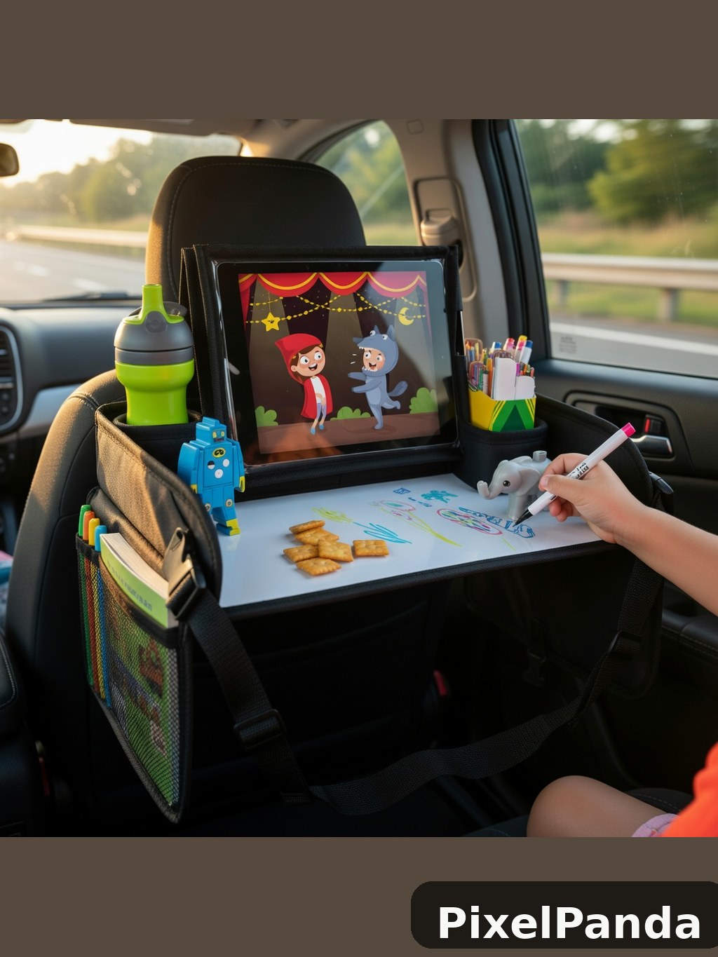 Car Adventure Setup — Made with PixelPanda