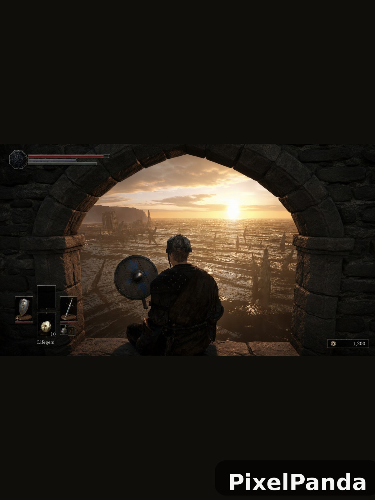 Fortress Window View — Made with PixelPanda