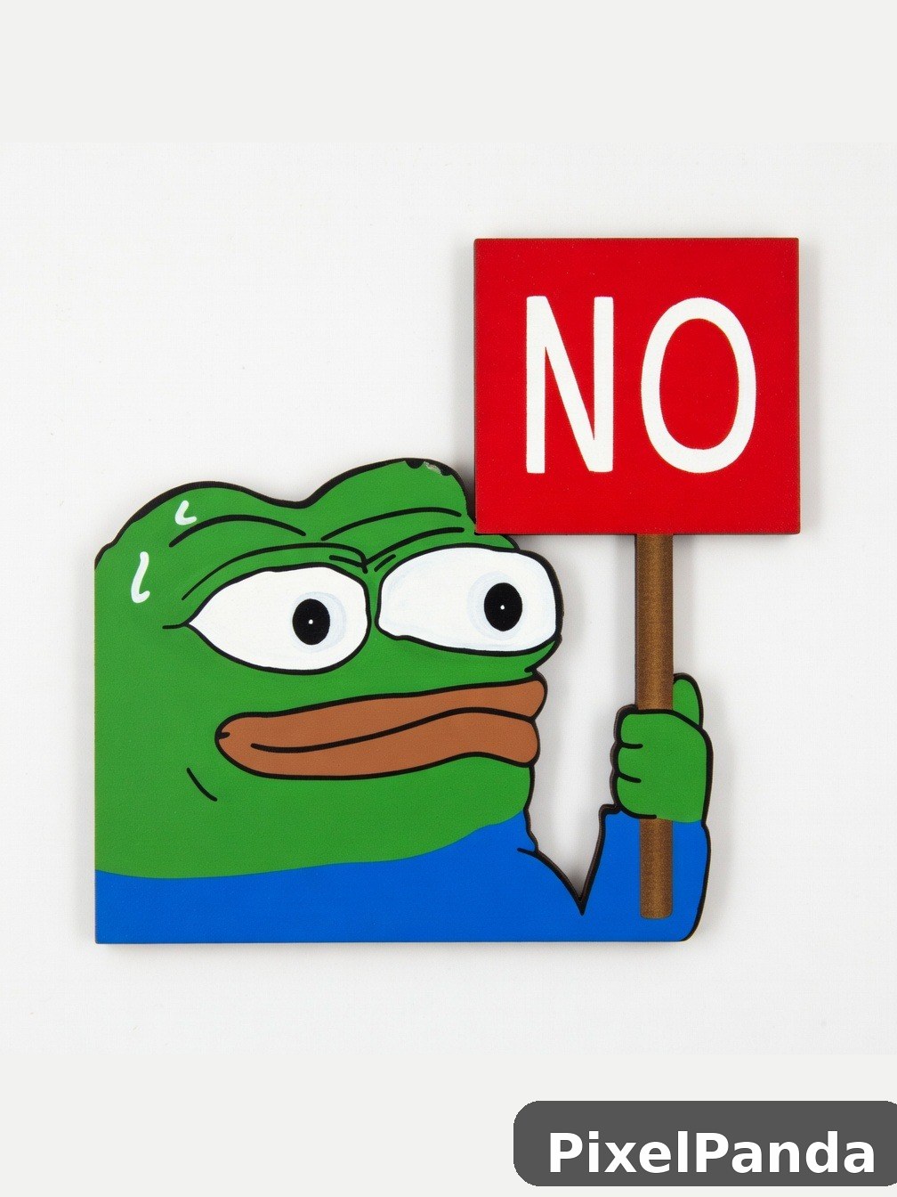 Meme Format Flat Lay — Made with PixelPanda